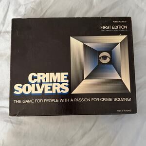 Vintage Crime Solvers 1985 First Edition Maruca Game Complete 11 Cases Boardgame